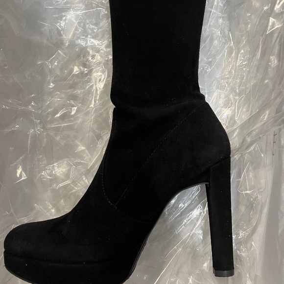 Stuart Weitzman Platform Highland Over The Knee Boot Sz 7.5 - Picture 13 of 15